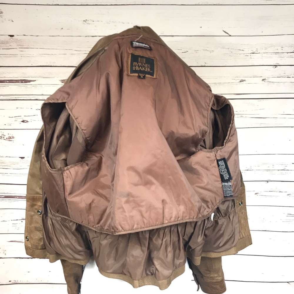 Vintage LEather Jacket Size S GUC - Picture 7 of 8